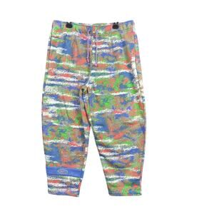 Nike Sweatpants Womens XL Multicolor Fleece Joggers Loose Mid-Rise DQ3587-450